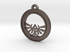 Tri-force Circle-pendant 3d printed 