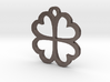 4 Leaf Clover Hearts Lucky St. Patricks Day Earing 3d printed 