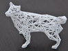 Low Poly Wireframe Husky [8cm Tall] 3d printed 