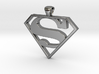 Superman Pendant - smaller 3d printed 
