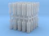 50x 2mm Scale Louvre Style Chimney Pots 3d printed 