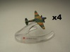 G3M2 Nell 1:900 x4 3d printed Comes unpainted without stands.  Set of 4 planes.