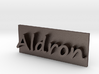 Aldron Brand Plate 3d printed 