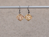Diamond Earrings 3d printed 