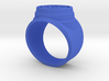 Blue Lantern Power Ring Short and Leveled Sz10.5 3d printed 