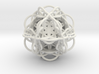 3d Flower of Life with 8 Seeds: Sacred Geometry 3d printed 