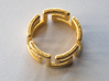 Labyrinthos Ring 3d printed 