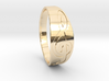 Size 11 M G-Clef Ring Engraved 3d printed 