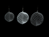 Running in Circles - Earrings 3d printed Compare m, <strong>L</strong> and xl size