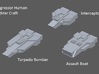8 Aggressor torpedo bombers 3d printed faction preview