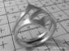  Ring Model C - Size 6 - Silver 3d printed 