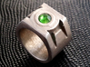 Green Lantern ring size 15 3d printed 
