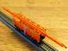 34 Ft MOW Rail Car Z Scale revised 3d printed 34' Mow Rail Car Z scale