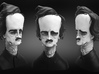 Edgar Allan Poe Caricature 3d printed 