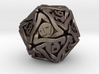 'Twined' Dice D20 Spindown Life Counter Die 24mm 3d printed 