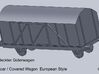 Boxcar / Güterwagen Set of 4 1/285 6mm 3d printed 