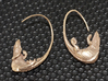 Lizard Earring Pair - 25mm 3d printed 