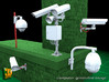 Surveillance Cameras (1:35) 3d printed surveillance  camera set