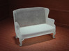 1:48 Queen Anne Wingback Settee 3d printed 