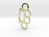 Knuckle Duster Key Ring 3d printed 
