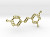 Resveratrol (Red Wine) Molecule Keychain 3d printed 