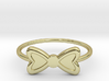 Knuckle Bow Ring, 15mm diameter by CURIO 3d printed 