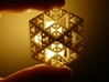 Sierpinski Cuboctahedron Fractal 3d printed White strong & Flexible
