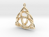 Triquetra Pendant or Trinity Knot Pendant 3d printed 