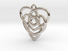 Mother's Knot Pendant 3d printed 