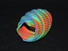 Mathematical Mollusca - Medium Rainbow Conch 3d printed 