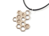 Honeycomb Necklace 3d printed 