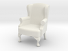 1:24 Queen Anne Wingback Chair 3d printed 