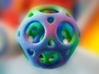 Colorized Dodeca Ball 3d printed 