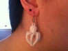 Swirl Earring 3d printed 