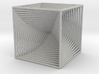 0049 Cube Line Design (10cm) #002 3d printed 