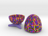Egg Jewelry Box: Rainbow Mosaic 3d printed 