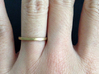 Minimalist Spacer Ring (just under 2mm) Size 5 3d printed Raw Brass