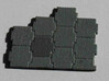 N Scale Terre Armee Sheet (Customizable) 3d printed Sample patch of the Terre Armee pattern sheet in Polished White Strong&Flexible in 2 different shades of grey.