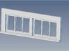 PEIR HO Scale Standard Booking Station Window Set 3d printed 