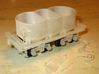 HOR03a HO Iron Pot Hopper, 10 ton 1855 3d printed unpainted model with Reboxx wheels