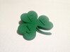 Personalize-able Lucky Shamrock Pendant 3d printed 