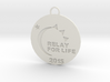 Relay for Life Keychain 3d printed 
