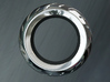 Max Power - Racing Tire Ring 3d printed Premium Silver preview Render