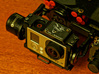 TBS Discovery PRO GoPro3/4 Gimbal Frame V2 3d printed Gimbal Frame installed with Camera inserted.