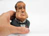Marlon Brando Caricature Bust 3d printed The printed model shown in this image is actually 10cm tall. The sculpture for sale is 7cm tall.