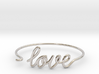Love Wire Bracelet 3d printed 