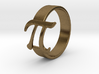 PI RIng Silver  Size8 3d printed 
