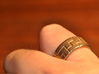 Pentomino ring, 60mm circumference 3d printed 