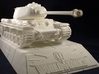 1:35 KV-1S Tank from World of Tanks game  3d printed Photo of printed model on stand. Stand is sold separately
