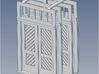 O Scale Booking Station Standard Door Set 3d printed 